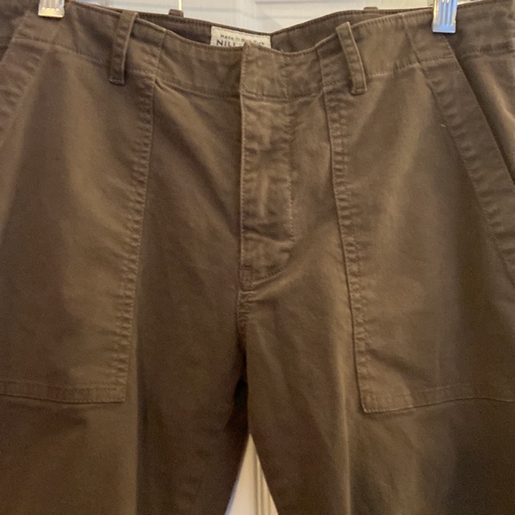 Nili Lotan Cropped Military Pant Brown Sz 6 - Picture 6 of 9